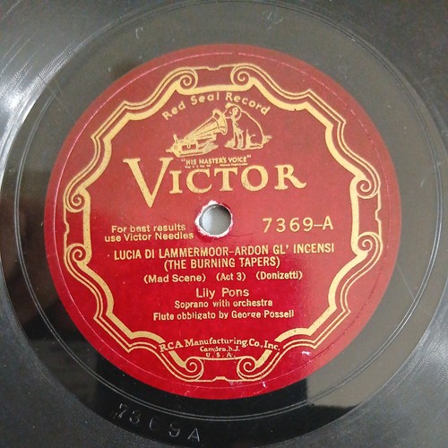 Lily pons 78rpm single inch - pons,