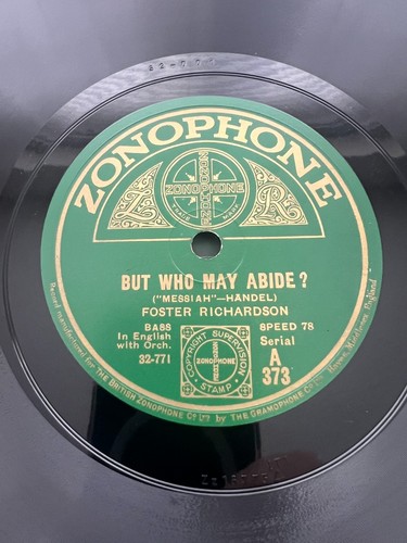 78rpm foster richardson but - 78rpm, "but