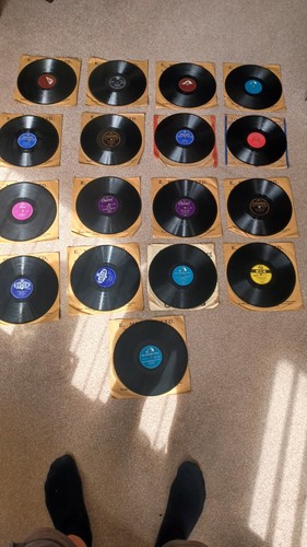 Rpm vinyl records with - 78,