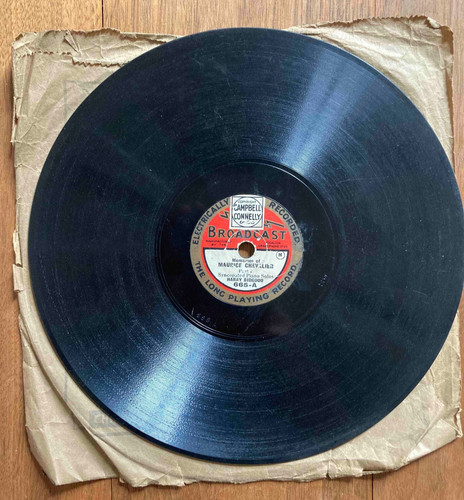 Broadcast 661 inch 78 - 661, rpm