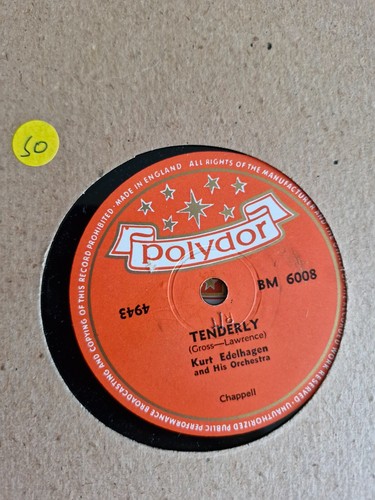 78rpm kurt edelhagen - , tenderly