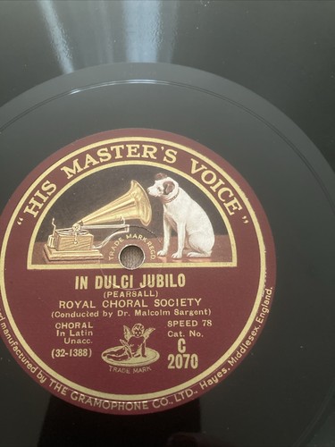 Dulci jubilo legend 78rpm - jubilo/legend,