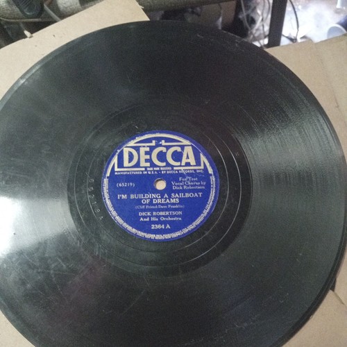 Dick robertson 78rpm single - robertson,