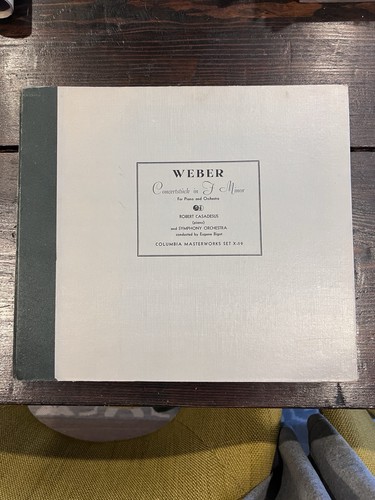 Weber 78rpm album - 78rpm, set