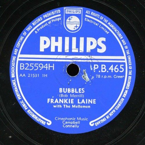 Frankie laine bubbles cool - laine,