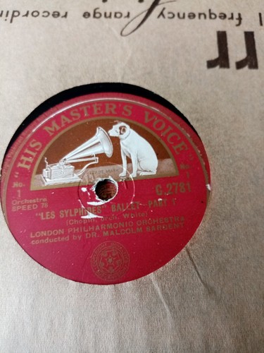 Les sylphides ballet 78rpm - les,