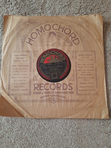 The blind ploughman 78rpm - blind,