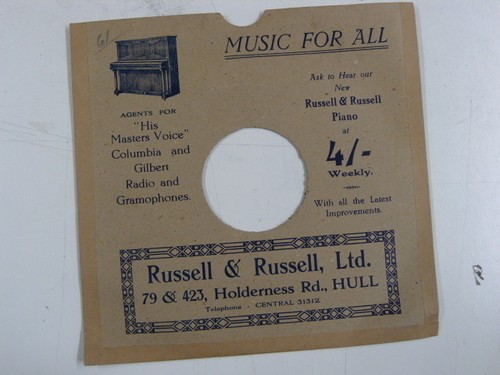 Rpm inch card - 78,